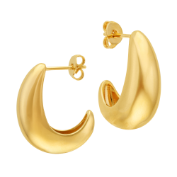 Boucles d'oreilles en plaqué or, doré à l'or fin