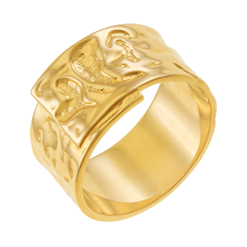 Bague en plaqué or