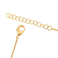 Collier en plaqué or et oxydes de zirconium, étoiles