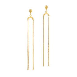 Boucles d'oreilles en or jaune 