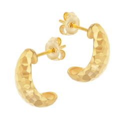 Boucles d'oreilles en or jaune 