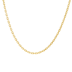 Chaîne en or jaune, maille forçat