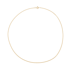 Chaîne en or jaune, maille forçat