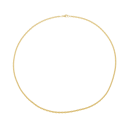 Chaîne en or jaune, maille forçat