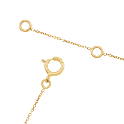 Collier en or jaune et rhodié, perle de culture