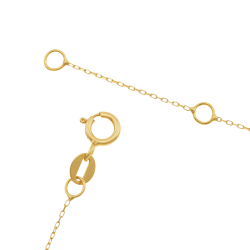 Collier en or jaune et laque