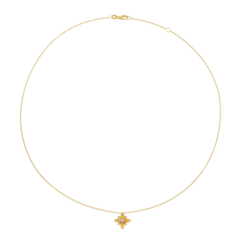 Collier en 2 ors et diamant