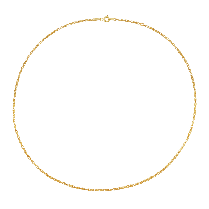 Collier en or jaune, maille fantaisie