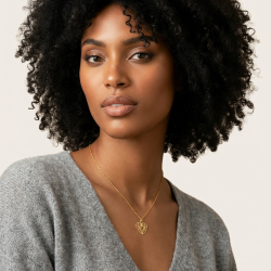 Pendentif en or jaune, coeur