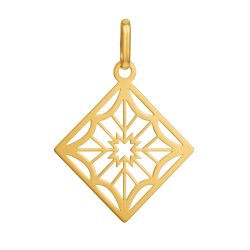 Pendentif en or jaune, ajouré