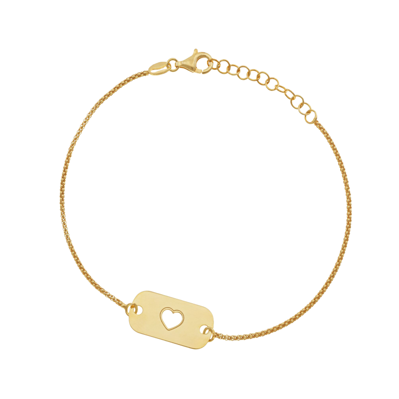 Bracelet en argent doré
