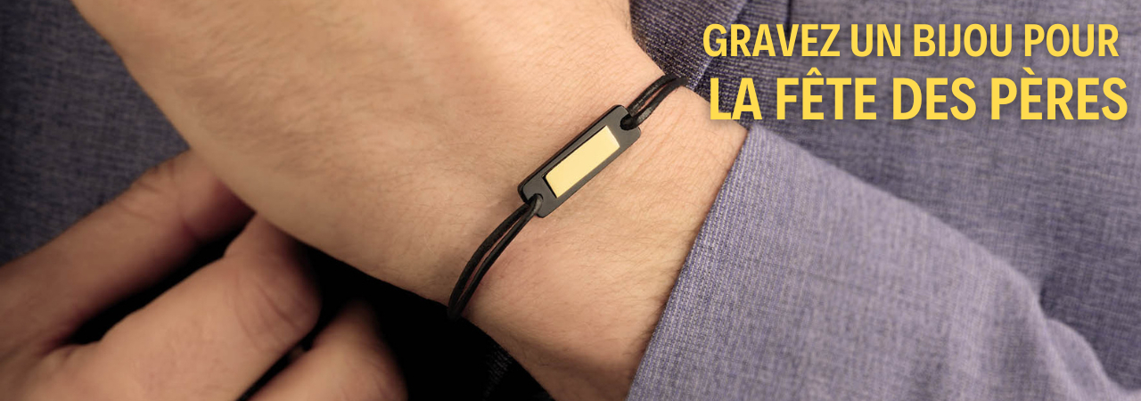 Bijoux gravure homme